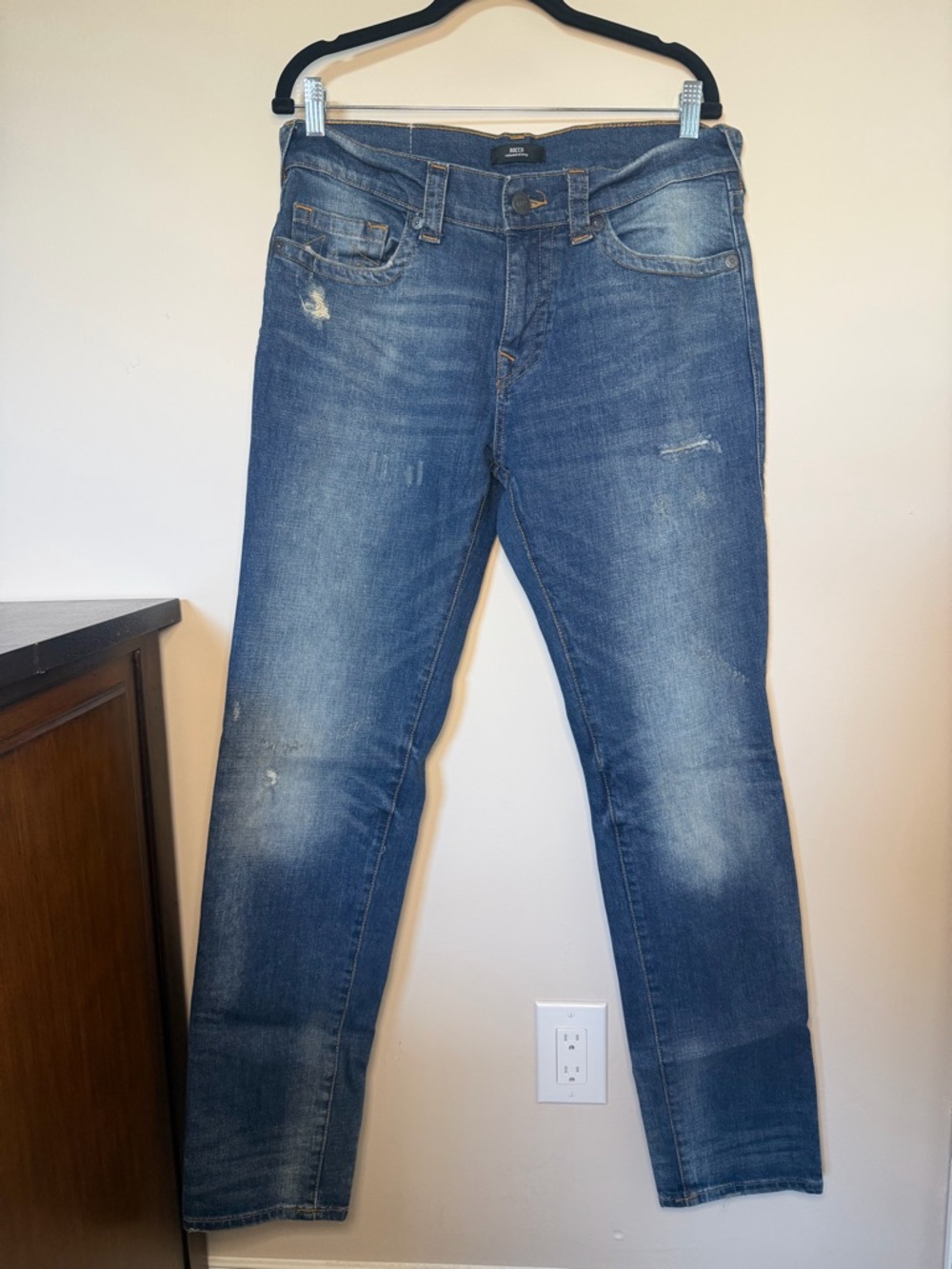 True Religion Men’s Relaxed Fit Jeans - Blue Denim